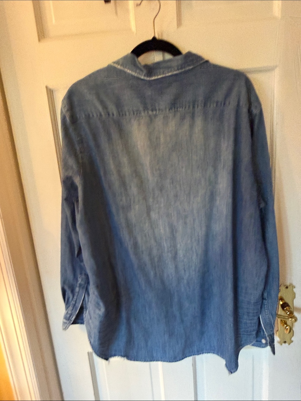Frank & Eileen Light Blue Washed Denim Button-Down Shirt - Picture 3 of 3
